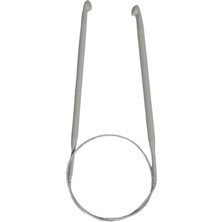 Calperia Misinalı Çelik Gagalı Tığ Şiş 4 Numara 60 cm