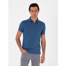Cacharel Erkek Indigo Slim Fit %100 Pamuk Polo Yaka T-Shirt 50300934-VR028