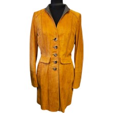 Asus Deri Karolina - Hakiki Süet Deri Ceket