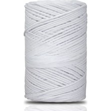 Calperia Pamuk Makrome 2 mm Beyaz