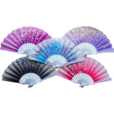 Calperia Plastik Kumaş Yelpaze 12 Li Karışık OB-047