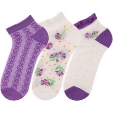 Bross Kabartmalı Çiçekli Kadın 3lü Step ONL-02749