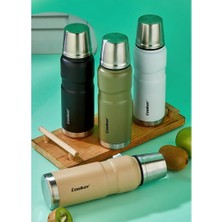 Calperia 0.5lt Hunter Termos Paslanmaz Çelik - Sızdırmaz Kapak = Bardak (5047)