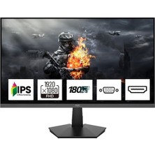 Npc 27" MD2708-A 180Hz 1ms Full Hd IPS Hdmı+Dp Oyuncu Monitörü