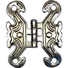 Calperia Dekoratif Sac Kelebek Menteşe - Küçük, Nikel, 100 Adet