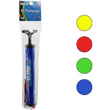 Calperia Mini El Pompası Bisiklet - Top 28 cm Pompa Hortum - Top Iğne - Uç (5047)
