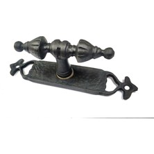 Calperia Antika Tarz Dekoratif Pirinç Burma Pencere Kolu - 152X32 Mm, Oksit