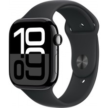 Apple Yenilenmiş Watch Series 10 Gps 46MM Simsiyah Alüminyum Kasa ve Siyah Kordon - S/m - B Kalite