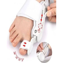 Sylar Ayarlanabilir Ayak Baş Parmak Kemik Düzeltici – Halluks Valgus (Bunyon) Aparatı, Gece Gündüz Kullanıma Uygun Ayak Düzeltme Ateli