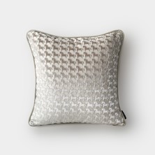 Lidoma Home "troya" At Figürlü Kırlent Kılıfı - 45X45 - Krem