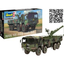 Revell Maket Model Kit Askeri Araçlar Man 10T Milgl 8x8 3367