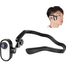 CoverZone AC16 | Manyetik Pov Kafa Askılı Aksiyon Kamera Tutucu | Güçlü Mıknatıs | Eller Serbest Çekim | INSTA360 Go 3 / Go 3s ile Uyumlu Mini Kamera Askısı
