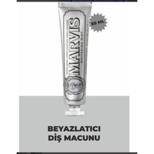 Ria Marvis Whitening Beyazlatıcı Diş Macunu - Güçlü Temizlik ve Plak Önleyici Etki, 85 Ml, Naneli