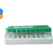 Vacusera Lityum Heparin Tüp 0,5ml Yeşil 50'li Paket