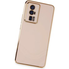 Najmaddin Newface Xiaomi Poco F5 Pro Kılıf Volet Silikon - Pembe