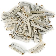 Bilfold Çıt Çıt Klipsi Küçük / 10 Adet / Beyaz