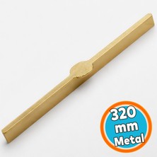 Nzb Metal Kulp 320 mm 32 cm Mobilya Çekmece Mutfak Dolabı Dolap Kapak Kulplar Çizgili Mat Altın