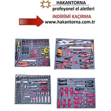 ALWAYSSPEED Ht-Rico Dolu Takım Arabası Içi Kaft Seri Lokma Takımı Tornavida Pense Seti Vs