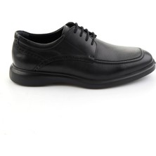 Bambi Siyah Hakiki Deri Erkek Klasik Ayakkabı E01958180943