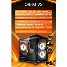 Orng V2 Rx 9060 Ryzen 5 7500F 16 GB Ddr5 500 GB SSD 750W Oem Paket