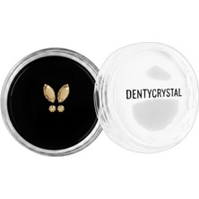 Generic Dentycrystal Diş Pırlantası Kelebek Desenli Altın Renkli (Avusturya Kristallerinden Oluşturulmuş Özel Set )