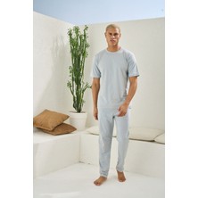 Kly Erkek O Yaka Pijama Takım Konforlu Uyku