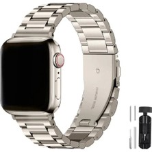 PSGT Apple Watch Uyumlu S10-46MM & Seri 2/3/4/5/6/se/7/8/ultra (42/44/45/49)Mm Paslanmaz Modernfit