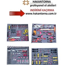 ALWAYSSPEED Ht- Rico Dolu Takım Arabası Içi 243 Parça Lokma Tornavida Pense Setleri Vs