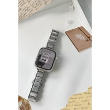 PSGT Watch Uyumlu ( 38/40/41MM) ve SERI10 ve 11(42MM) Paslanmaz Çelik Mini Modernfit