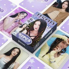 Kpop Dünyası Blackpınk Jisoo '' Amortage '' Çift Yön Baskılı Lomo Card Seti (60 Pcs)