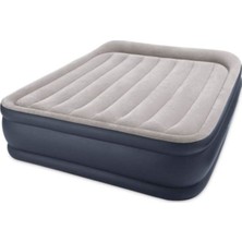 intex Queen Deluxe Yatak 152 cm En 203 cm Boy 42 cm Yükseklik ile Taşıma Kapasitesi 273 kg