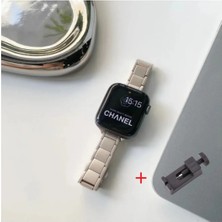 PSGT Apple Watch Uyumlu ( 38/40/41MM) ve SERI10 ve 11(42MM) Paslanmaz Çelik Modernfit