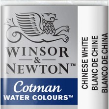 Winsor & Newton Cotman Yarım Tablet Sulu Boya Chinese White 150 Adet Renkli Su Bazlı Boya