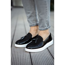 SHC4200 CH002 - Rbt Loafer Verniciata Erkek Ayakkabı Siyah