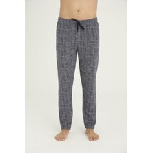 Kly Erkek Dört Mevsim Jakar Tek Pantolon Pijama Altı Dış Giyim
