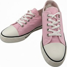 Rexba Tarz ve Konfor Bir Arada : Kız Çocuk Pembe Kanvas Sneaker