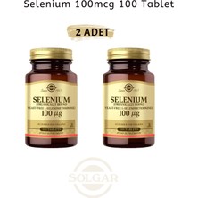 Solgar Selenium 100 Mcg Selenyum 100 Tablet (2ADET)