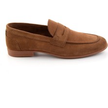 Bambi Taba Hakiki Deri Erkek Loafer Ayakkabı E01549024402