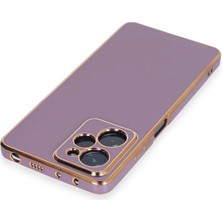 SiHako Newface Poco X5 5g Kılıf Volet Silikon - Mor