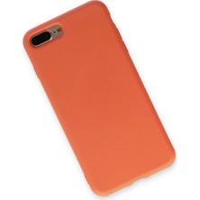 SiHako Newface Iphone 7 Kılıf Nano Içi Kadife Silikon - Turuncu