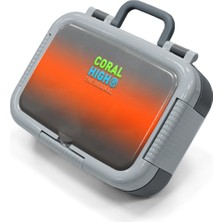 Coral High Kids Turuncu Gri Renk Geçişli  Desenli Paslanmaz Çelik Beslenme Kabı 39256