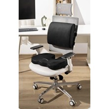 Marma Visco Ortopedik Oturma ve Bel Destek Minderi Seti, Sırt Yastığı ve Koksiks Minderi