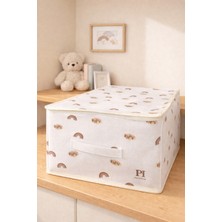 HomyJRs Homyjr’s Baby Desenli Destekli Hurç Fermuarlı Dolap Içi ve Baza Altı Saklama Organizer