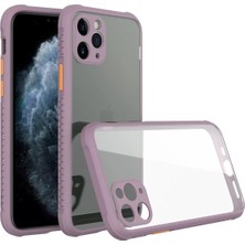 SiHako Newface Iphone 11 Kılıf Miami Şeffaf Silikon - Açık Mor