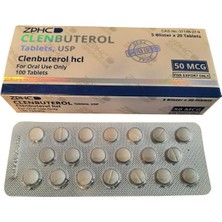 Zphc Medicine Clen Hcl 50 Mcg – Oral Tablet | Beta-2 Adrenerjik Agonist | Farmakolojik Bilgi