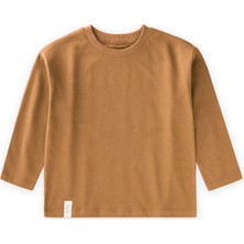 Cigit Mevsimlik Basic T-Shırt 8-14 Yaş Camel