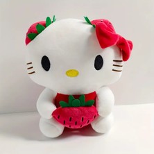 Duman Oyuncak 30 cm Küçük Boy Hello Kitty Çilek Temalı Peluş Oyuncak