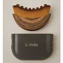 L-inda™ Doğal Ahşap Yüz Masaj Tarağı – Şişkinlik Azaltıcı & Çene Belirginleştirici