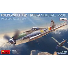 Miniart 48040 1:48 Focke-Wulf Fw 190D-9. Mimetall Prod. Temel Kit. Jagdgeschwader 301