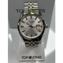 Tom Jones Jubile Çelik Kordon Altın Rengi Detaylı Erkek Kol Saati